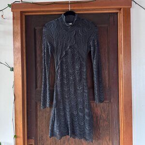 Nightcap Carisa Rene Victorian lace dress in ash